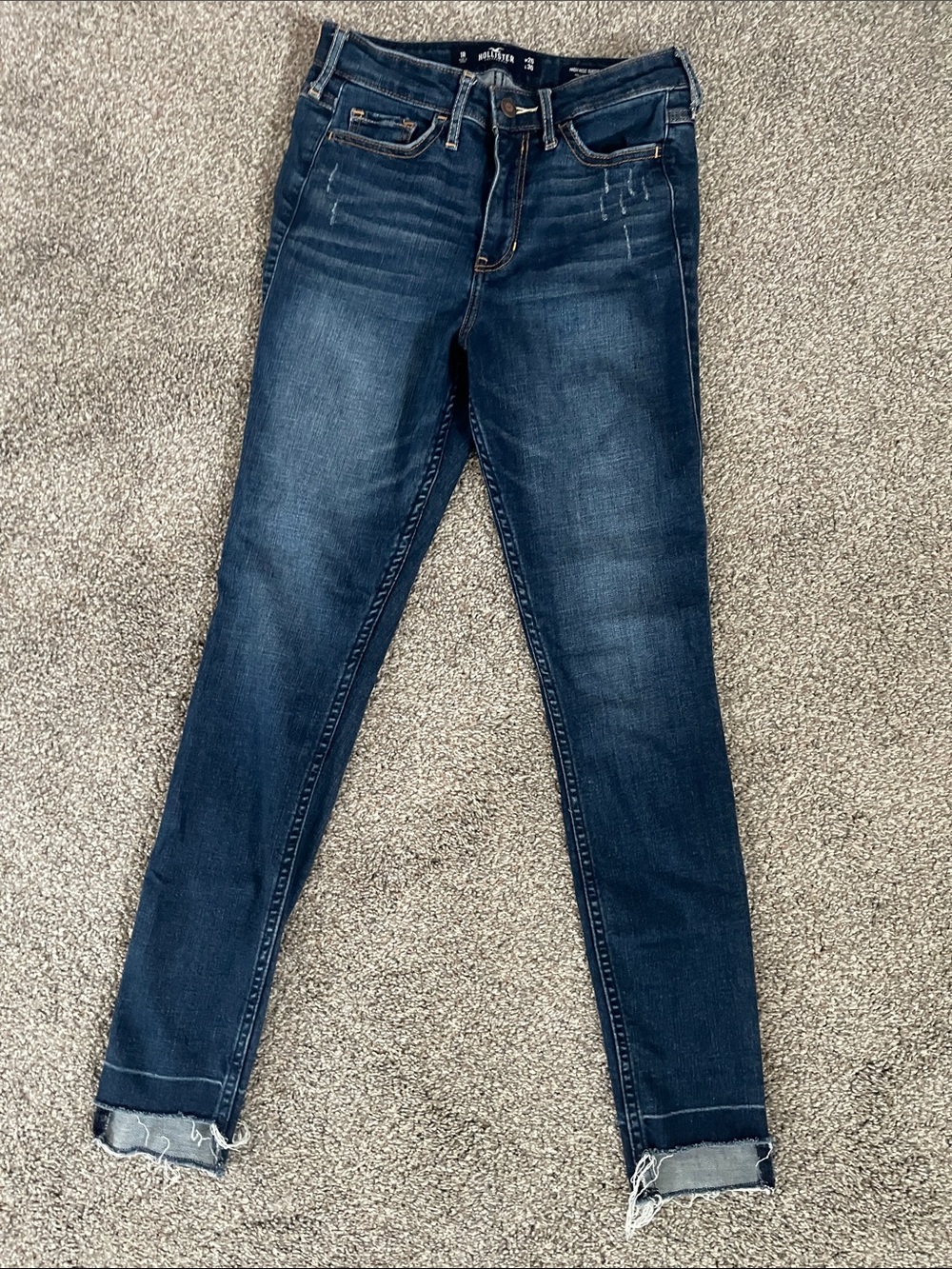Hollister Dark Blue Women's Skinny Jeans